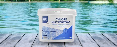 EDG Chlore Piscine Multifonctions Désinfecte Clarifie Galet 200g