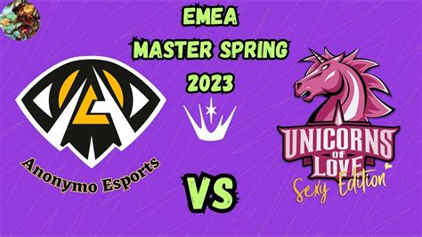 Oae Vs Use Emea Master Spring Group C Stage Anonymo Esports Vs