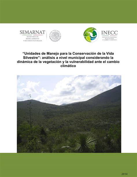 Unidades de Manejo para la Conservación de la Vida Silvestre