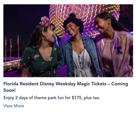 Disney World Ticket Deal Announced for Florida Residents - AllEars.Net