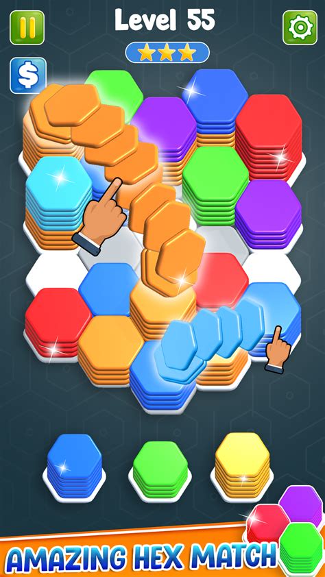 Hexa Sort Games 2024 New Hexa Sort Master 3d Sorting Game 2024:Amazon.com:Appstore for Android