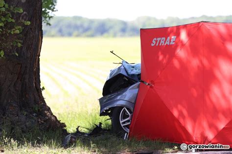 Fotoreportaż Śmiertelny wypadek na DK22 pomiędzy Gorzowe i Różankami