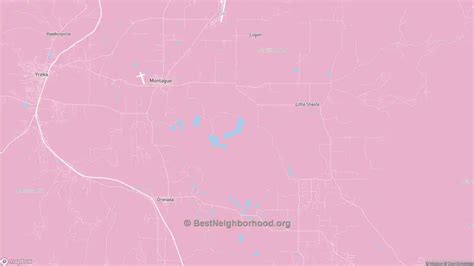 Montague, CA Political Map – Democrat & Republican Areas in Montague ...