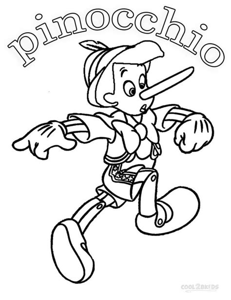 Coloriage Pinocchio Ment Dessin Gratuit à Imprimer