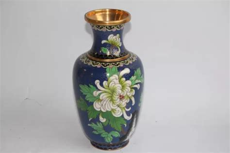 VASE ÉMAUX CLOISONNÉS Chine antiquités 51928 EUR 79 00 PicClick FR