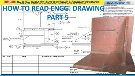 How To Read Engineering Drawings Part 5 Youtube