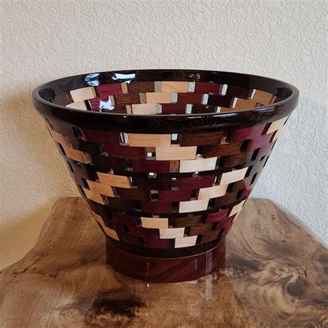 Open Segmented Fruit Bowl Black Forest Custom