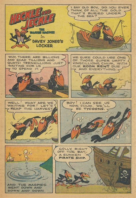 Four Color Shadows Heckle And Jeckle Paul Terrys Comics 1953