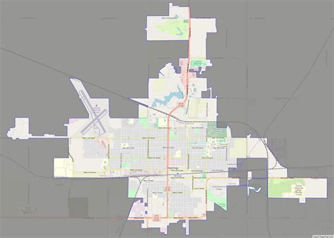 Map of Hastings city, Nebraska - Thong Thai Real