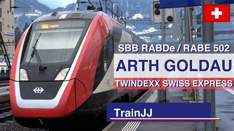 4k Swiss Express Trains Sbb Rabde Rabe 502 Twindexx Arth Goldau Switzerland Youtube