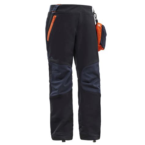 Quechua Pantalon softshell de randonnée enfant MH500 Noir 2 6 ans