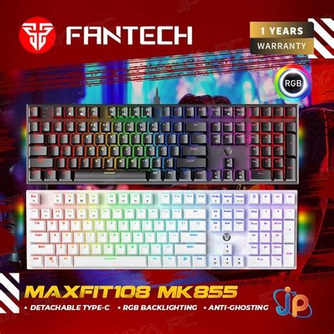 Jual Keyboard Gaming Mechanical Fantech Maxfit Mk Hotswap Rgb