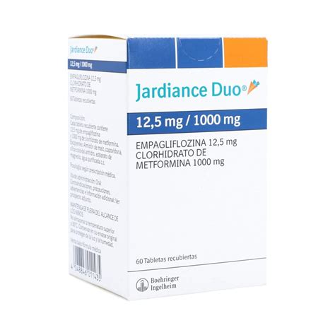 Jardiance Duo 12 5 1000 Mg 60 Tabletas Cruz Verde