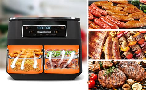 Air Fryer Rack 7pcs Compatible With Ninja Food Dual Zone Air Fryer Af300uk Af400uk Layered