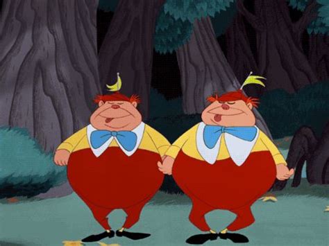 Tweedle Dee And Tweedle Dum Alice In Wonderland 1951 Alice In