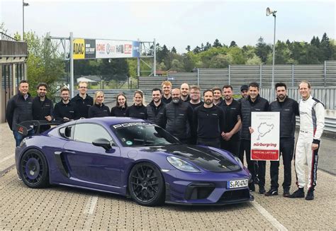 El Porsche Cayman Gt Rs Presenta Un Nuevo Kit De Manthey Racing En