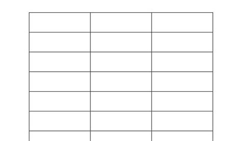 Word Tables Templates T Chart Template 15 Examples In Pdf Word Excel ...