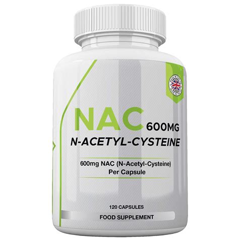 Buy NAC Supplement 600mg 120 S N Acetyl Cysteine Amino UK Made