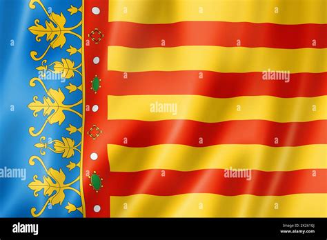 Valencia Province Flag Spain Stock Photo Alamy