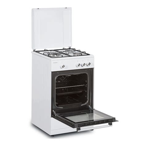 Cocina Compacta Infiniton 50 Cm Placa De Gas 3 Quemadores Y Horno