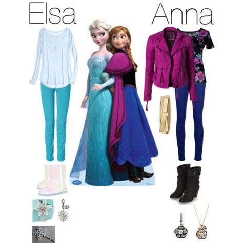 Anna And Elsa Outfit Princess Outfits Disney Inspired Fashion Disney Inspired Outfits