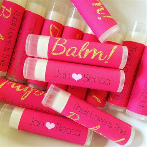 50 Personalized Lip Balms 21 Scents Bulk Wedding Favors Bridal Shower Bachelorette Sensibl