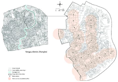 The Study Area And Metro Service Area Download Scientific Diagram