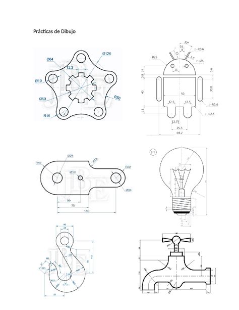 Dibujos Sencillos En Autocad Para Practicar