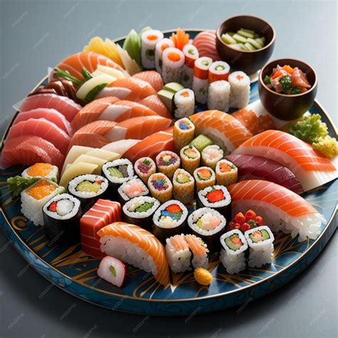 Premium AI Image | The japans famous food SUSHI