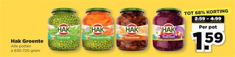 Hak Groente Aanbieding Bij PLUS