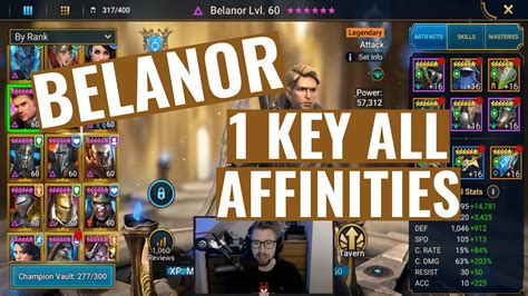 Belanor Bateater Unm Clan Boss Key All Affinities Raid Shadow