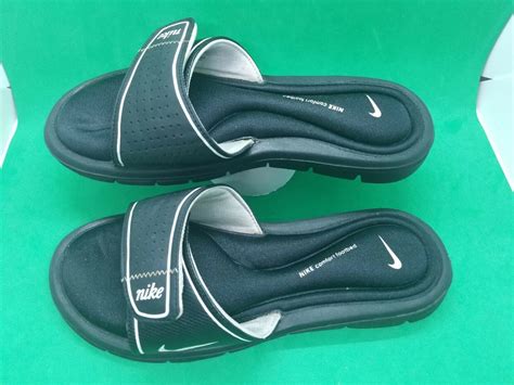 Nike Comfort Foam Footbed Slip On Flip Flop Slides Sandals Women S Size 7 Black Ebay