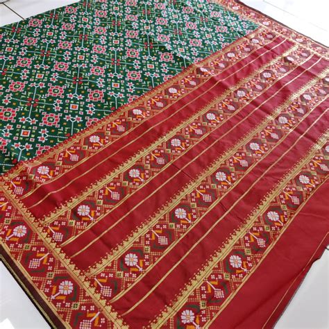 Green Wedding Patan Patola Saree 56 Meter With Blouse Piece At Rs
