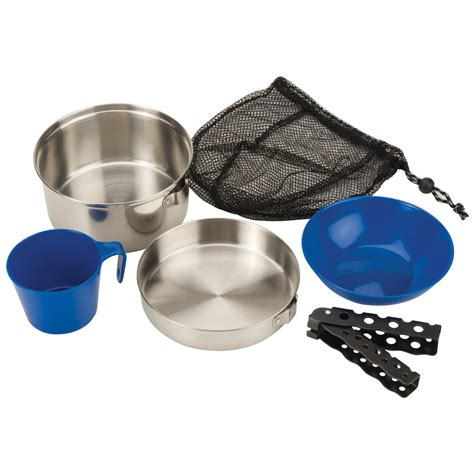 Coleman 5 Pieces Stainless Steel Camping Mess Kits Walmart