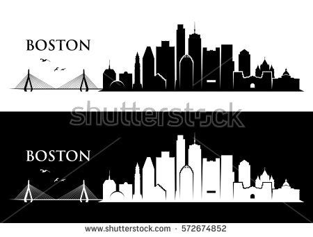 Boston Skyline Drawing at PaintingValley.com | Explore collection of ...