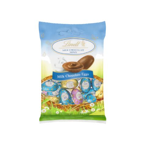 Lindt Solid Milk Chocolate Eggs 90g Premium Chocolate