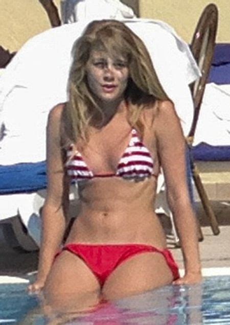 Retro Bikini Kimberly Matula Takes Out In A Red Bikini As She Spends