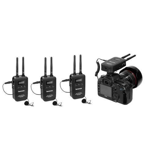 Saramonic VmicLink5 3 Transmitter + 1 Receiver Wireless Microphone System