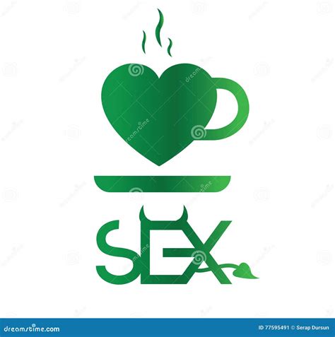 Coffee And Sex Stock Vector Illustration Of Female Caffeine 77595491