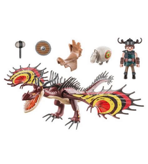 RUSTIK ET KROCHEFER PLAYMOBIL DRAGONS RACING King Jouet Maroc