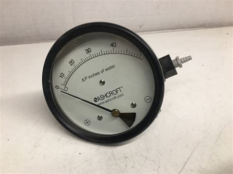 Ashcroft Differential Pressure Gauge 45 1134ED RQM 50IW 1 8 Thread