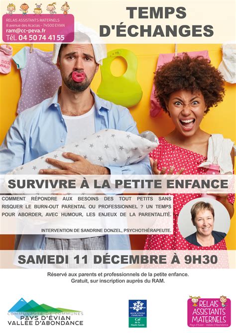 Temps Echanges Conference Survivre A La Petite Enfance Evian Haute