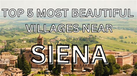 Discover The Secret Towns Of Tuscany Uncover The TOP 5 Villages Near