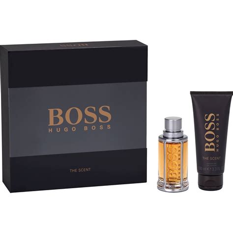 Hugo Boss The Scent Gift set for Men 50ml EDT+100ml Shower gel - faureal