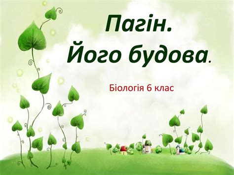 Пагін. Його будова - презентация онлайн