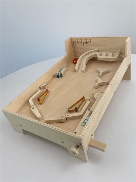 Minipini The Original Pinball Machines Wooden Pinball Wooden