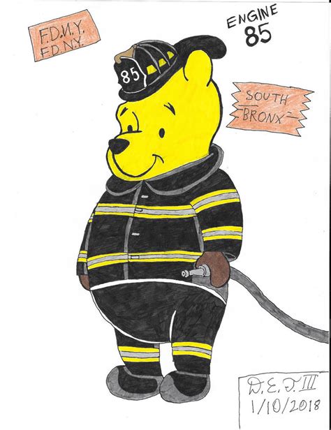 Winnie The Pooh As A Firefighter By Jamestheredengine91 On Deviantart