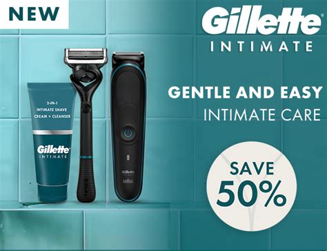 Gillette Intimate Grooming Pubic Hair Innovation Gillette