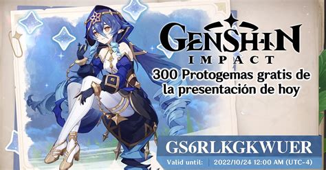 Genshin Impact Versi N Protogemas Gratis Con Estos Codigos