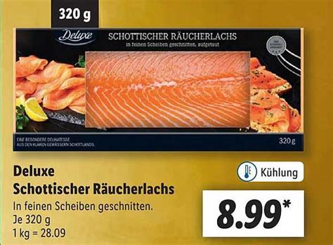 Deluxe Schottischer Räucherlachs Angebot bei Lidl 1Prospekte de